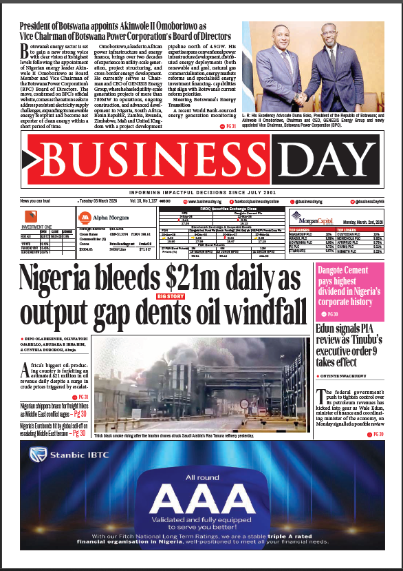 BusinessDay 03rd Mar 2026